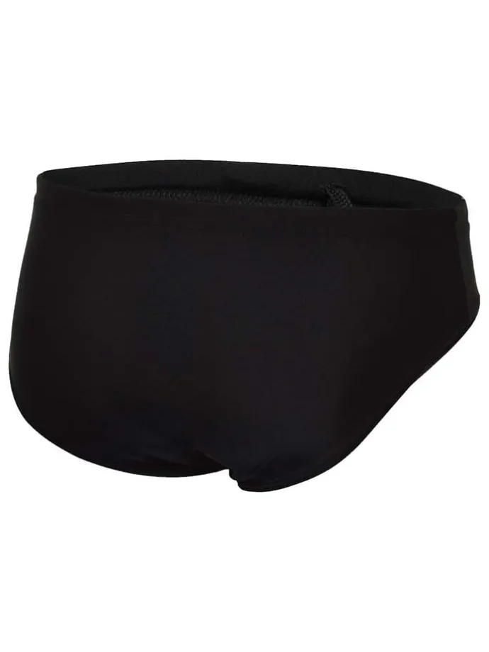 Badehose "Threefold" in Schwarz