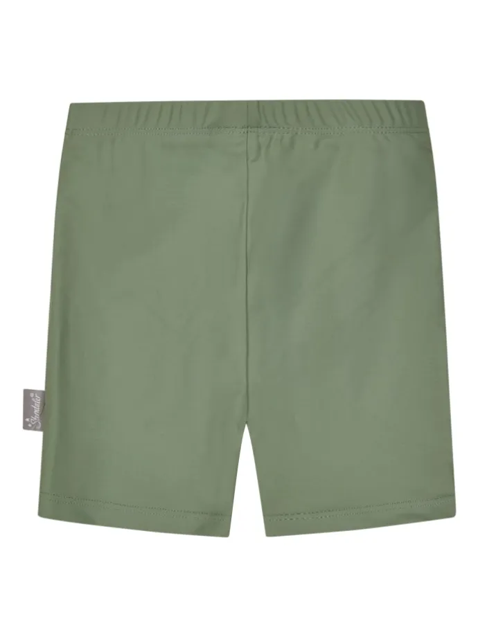 Badehose uni in dunkelgrün