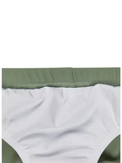 Badehose uni in dunkelgrün