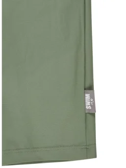 Badehose uni in dunkelgrün