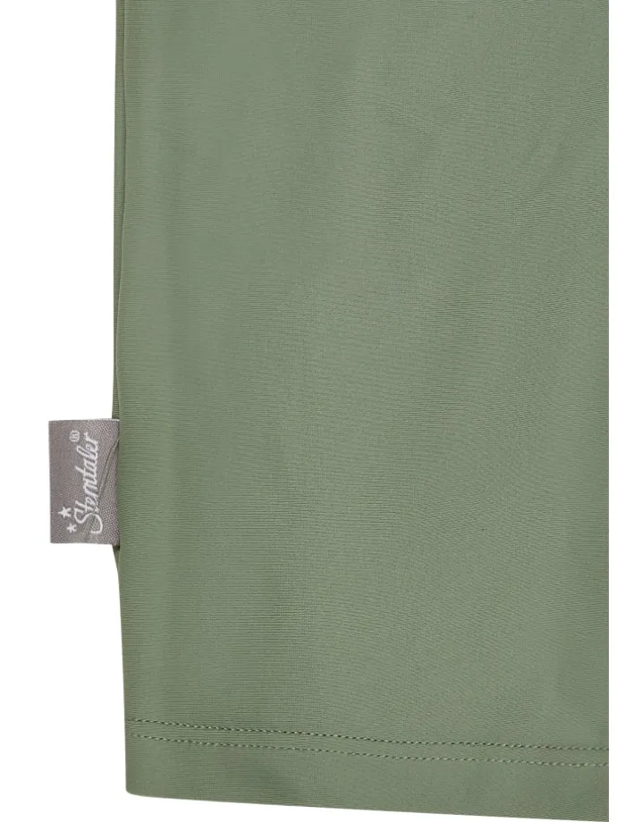 Badehose uni in dunkelgrün