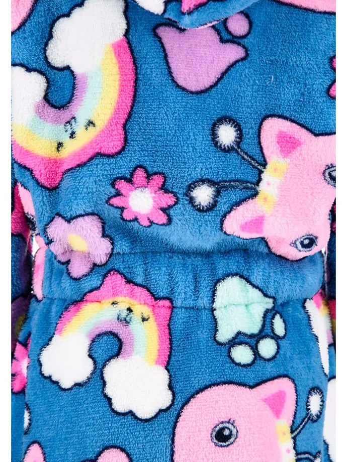 Bademantel "Gabby's Dollhouse" in Blau