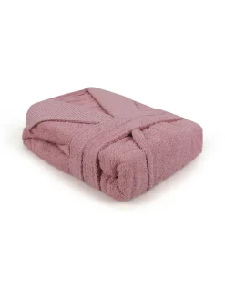 Bademantel in Rosa