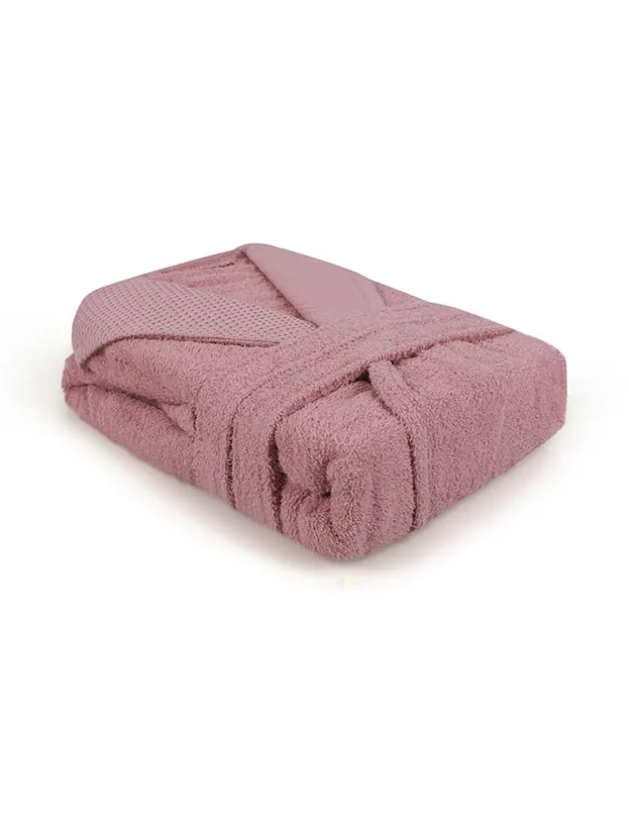Bademantel in Rosa