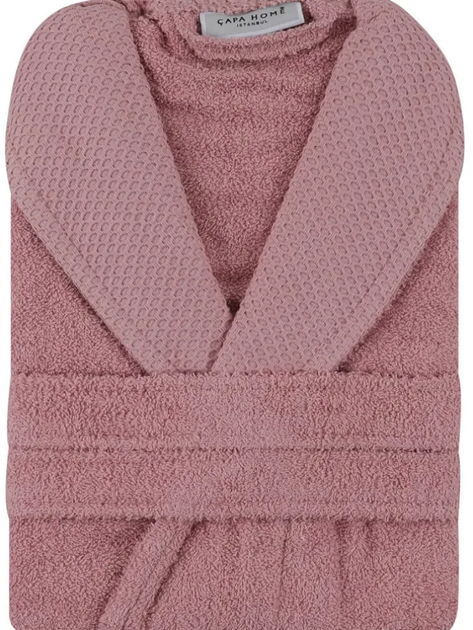 Bademantel in Rosa