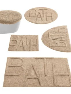 Badematte in Beige
