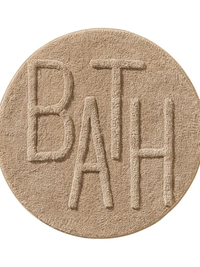 Badematte in Beige