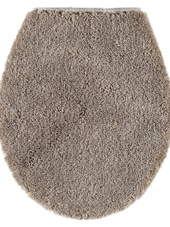 Badematte in Braun/ Grau/ Schwarz