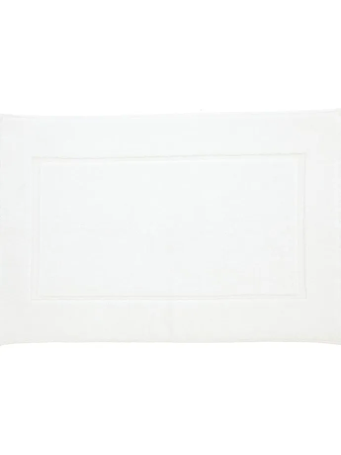 Badematte in Weiß - (L)50 x (B)80 cm