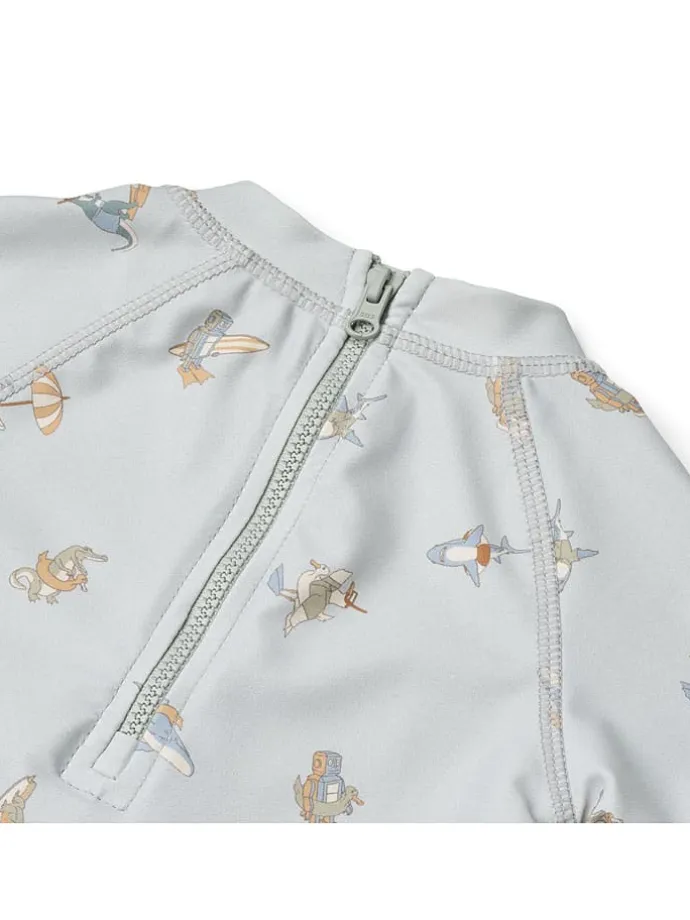 Badeoverall "Cas" in Hellblau