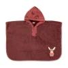 Badeponcho ESEL Emmily in dunkelrot