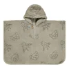 Badeponcho LÖWE Leo in steingrau
