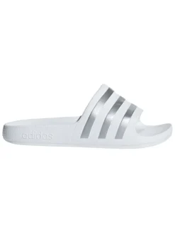 Badeschuhe "Aqua" in Weiß/ Silber