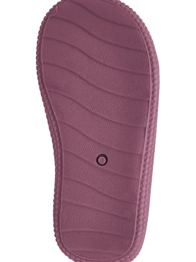 Badeschuhe in Lila