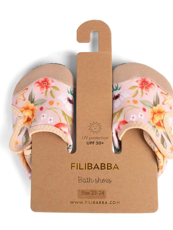 Badeschuhe "Ocean Blossom" in Rosa