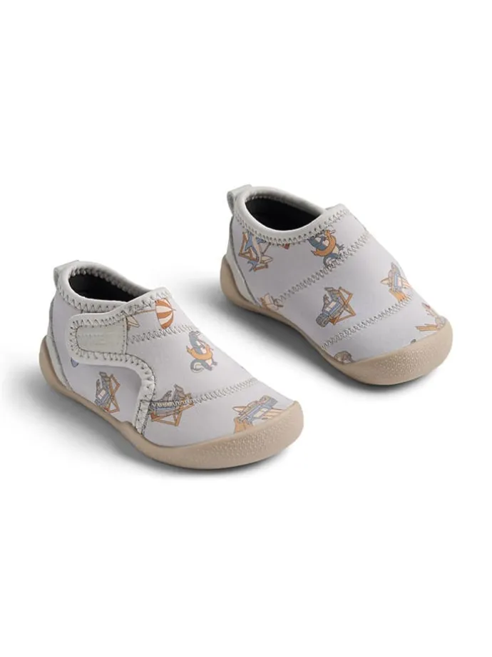 Badeschuhe "Shawn" in Hellgrau