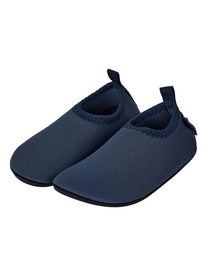 Badeschuhe uni in marine