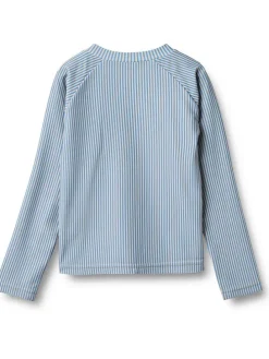 Badeshirt "Ada" in Blau/ Weiß