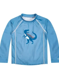Badeshirt "Dino" in Blau