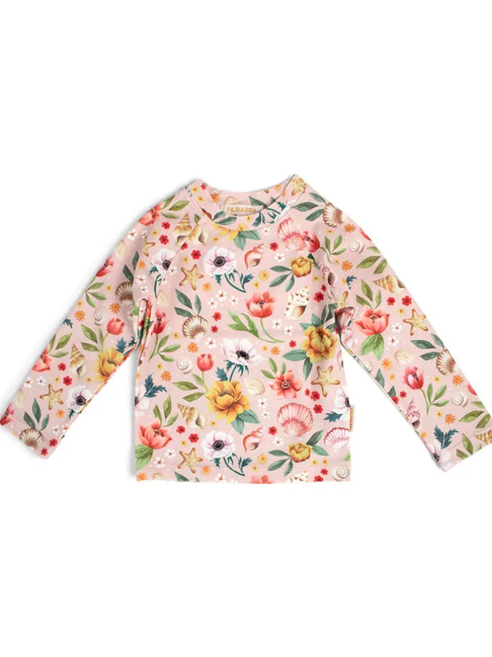 Badeshirt "Nor Ocean Blossom" in Rosa