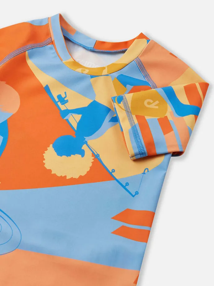 Badeshirt "Pulikoi" in Orange