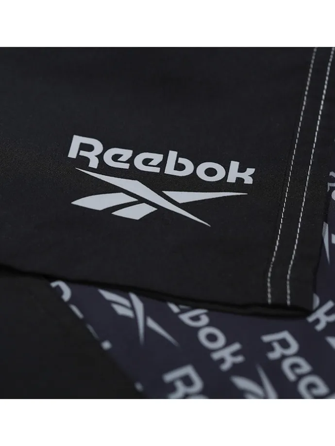 Badeshorts "Albie" in Grau/ Schwarz