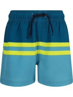 Badeshorts in Blau/ Gelb
