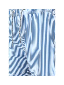 Badeshorts in Blau/ Weiß