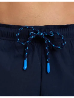 Badeshorts in Dunkelblau/ Türkis