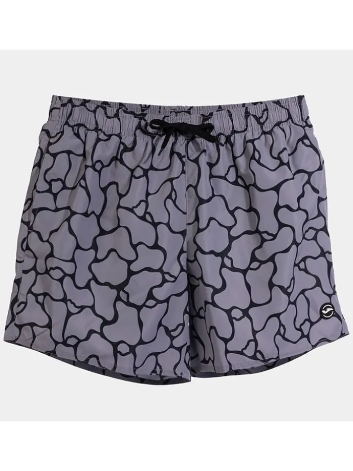 Badeshorts in Grau