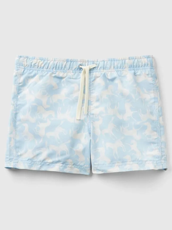 Badeshorts in Hellblau