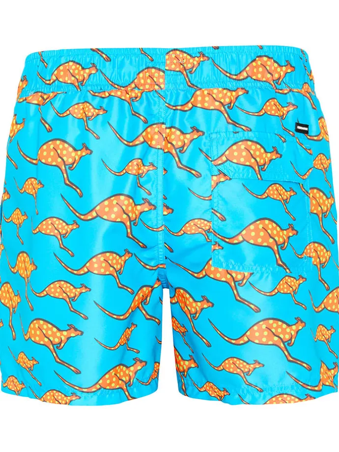 Badeshorts in Hellblau