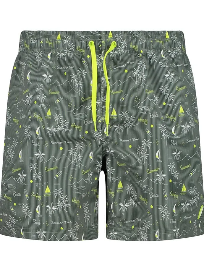 Badeshorts in Khaki