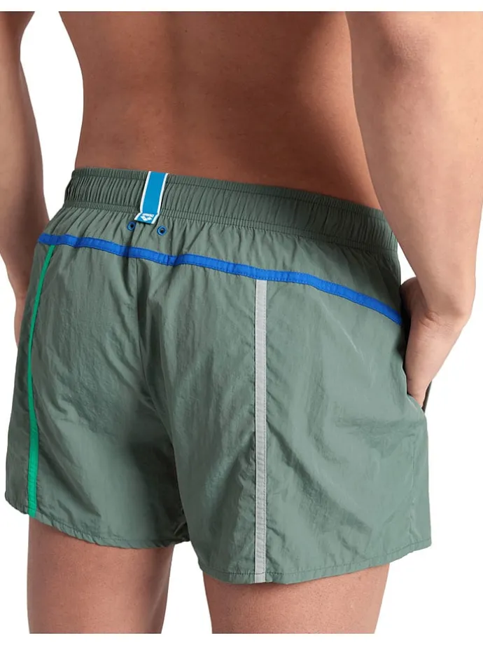 Badeshorts in Oliv