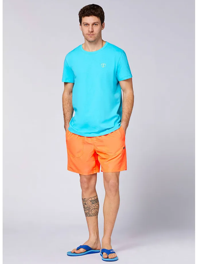 Badeshorts in Orange