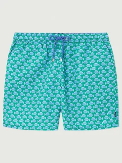 Badeshorts in Türkis/ Blau