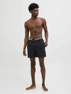 Badeshorts "Maui" in Schwarz