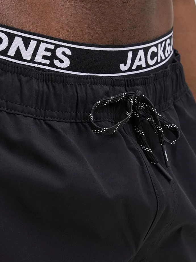 Badeshorts "Maui" in Schwarz