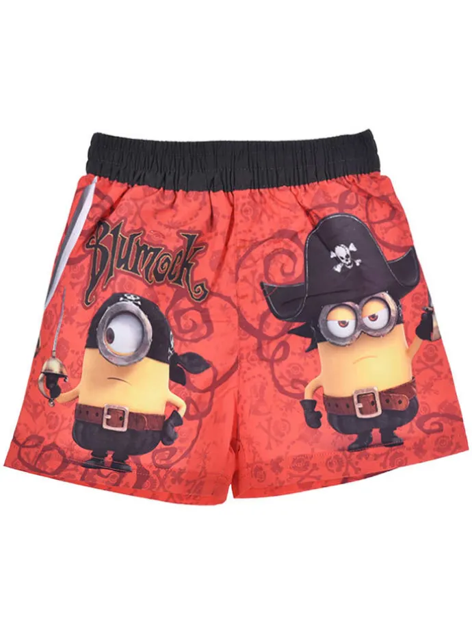 Badeshorts "Minions" in Rot/ Gelb