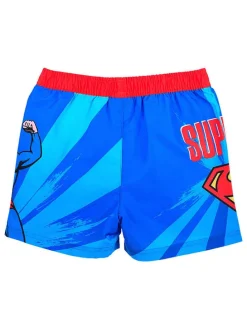 Badeshorts "Superman" in Blau/ Rot