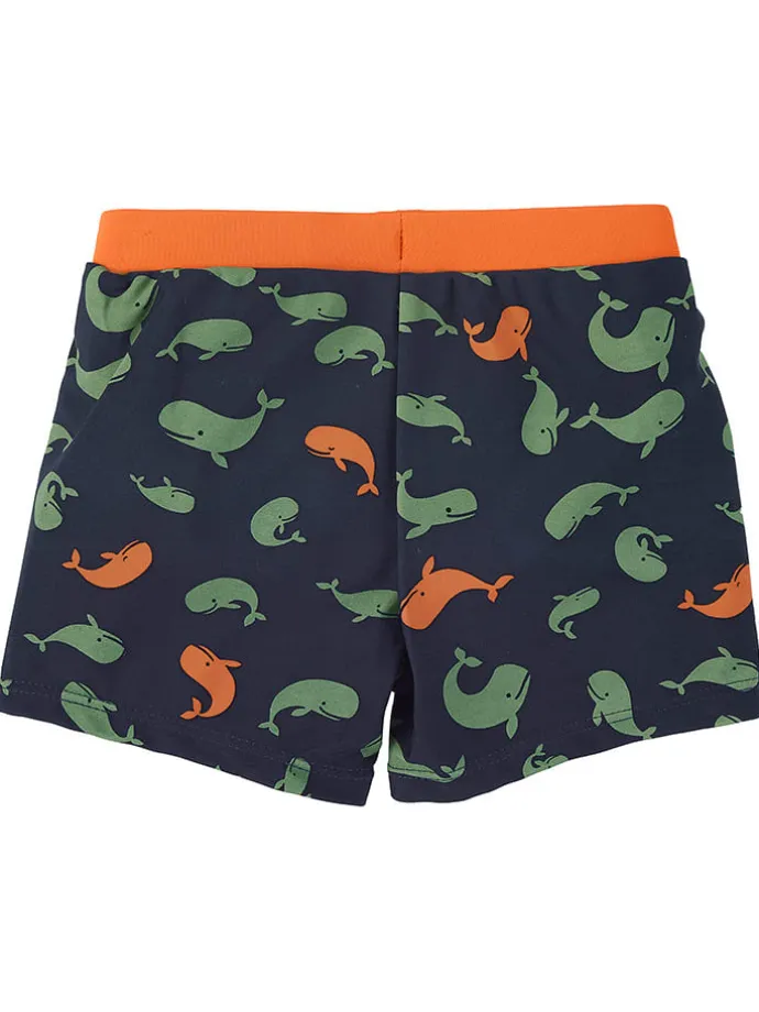 Badeshorts "Wal" in Dunkelblau