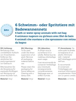 Badespielzeug 7er Set - ab 6 Monate in Mehrfarbig
