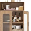 Badezimmerschrank 60 x 30 x 83 cm in Hellbraun