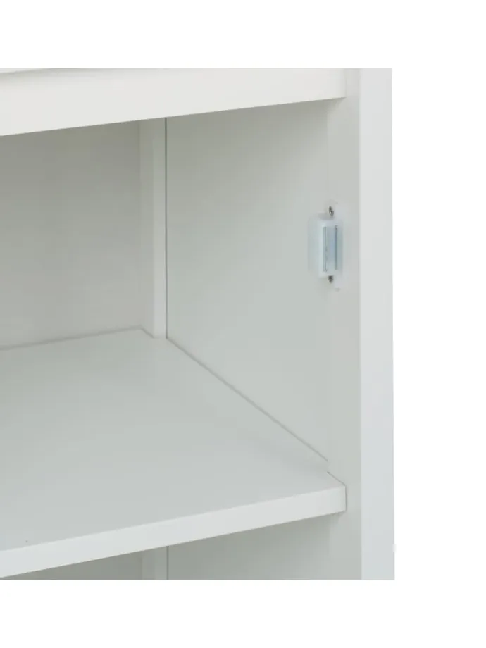 Badezimmerschrank in Weiß - (B)30 x (H)129 x (T)30 cm