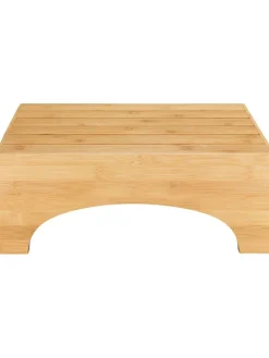 Badschemel "Bambusa" in Bambus - (B)40 x (H)15 x (T)30 cm