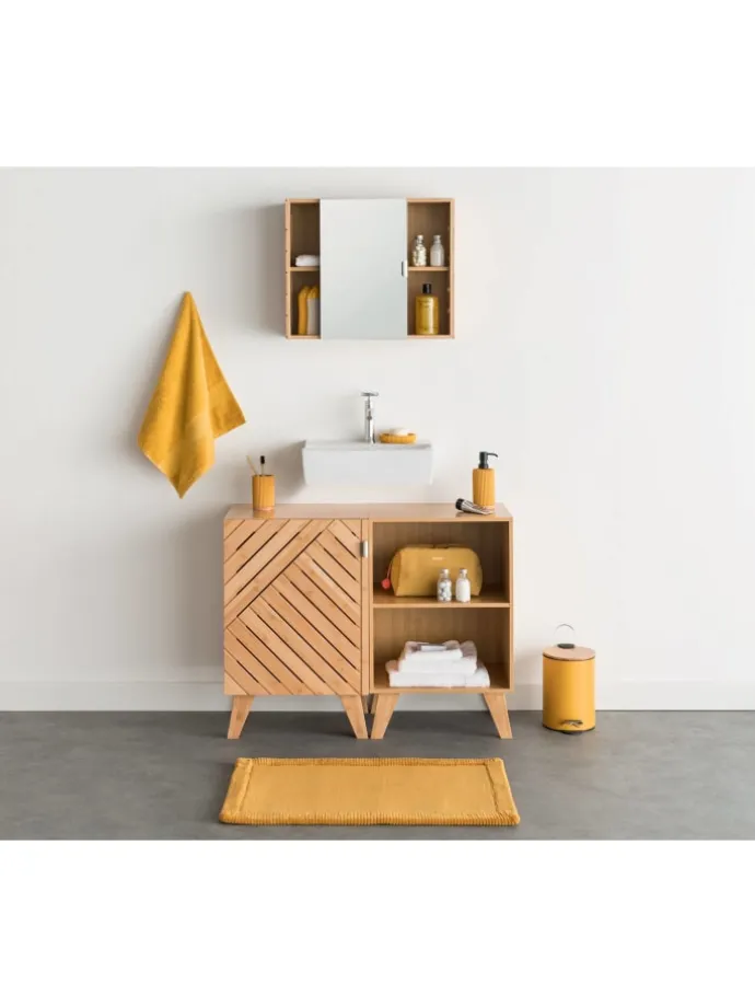 Badschrank in braun