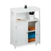 Badschrank in Weiß - (B)60 x (H)80 x (T)29 cm