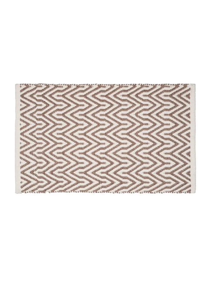 Badteppich "Altai" in Hellbraun - (L)50 x (B)80 cm