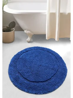 Badvorleger in Blau