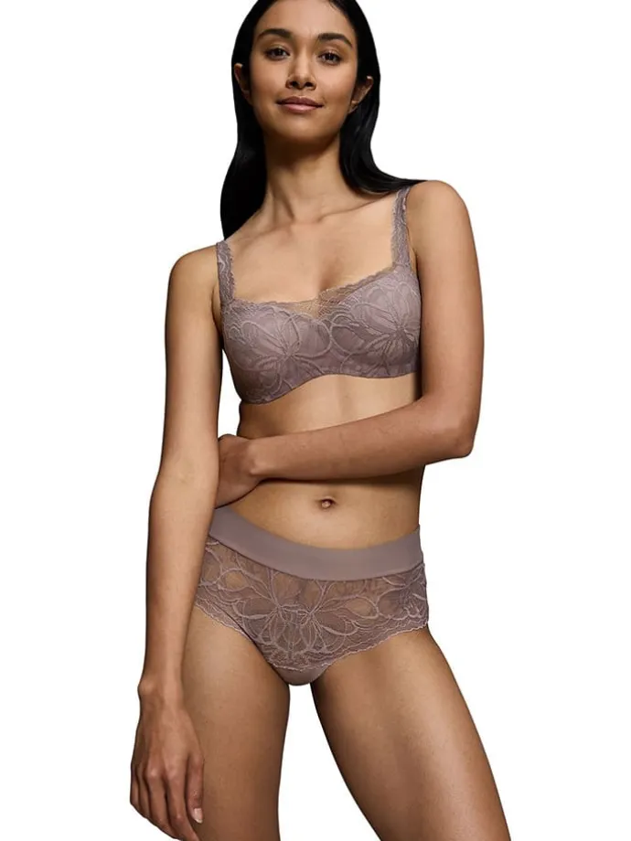 Balconette-BH in Taupe